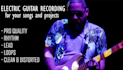 record electric guitars for you songs