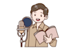 provide a dynamic male character voice