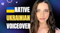 record a professional ukrainian female voice over