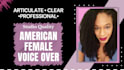 record an american female commercial voice over for your project