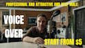 record american deep male narration conversation and story