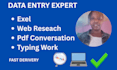 do fast and accurate data entry