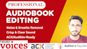edit and master your audiobook for acx audible