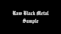 record black metal guitars and bass for your song
