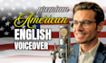 record professional and naturally deep american male voice over