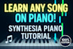 make a synthesia tutorial video or sheet music for any song, midi included
