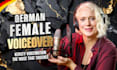 record a professional emotional female voice over