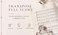 professionally transpose full score or large music project