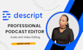 edit your podcast in descript or adobe audition