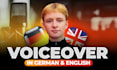 record a german male voice over for your project