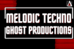 produce a custom melodic techno track