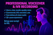 voiceover IVR commercial voice