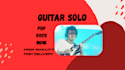record a professional rock or indie guitar solo