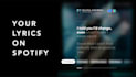 upload your time synced lyrics on spotify