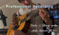 record 12 strings acoustic guitar for your song