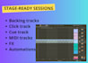 create a custom ableton live project for your live shows