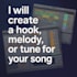 create a hook, melody, or tune for your song