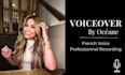 record a professional french female voice over