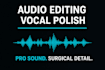 professionally edit vocals and instruments for a perfect mix