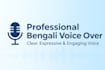 do premium bengali voice over