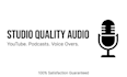 make perfect audio for youtube podcasts, books, voiceover