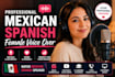 record a latin american spanish female voice over