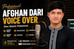 record a professional afghan dari voice over