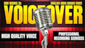 record a clear and natural voice over