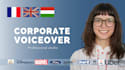 record a female voiceover for your corporate project