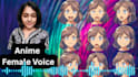 record professional female anime or game voice