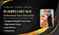 record a professional english and bengali voice over for you