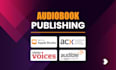 publish audiobook on amazon acx audible