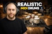 program realistic, human like midi drums for your project