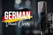 record a professional native german voice over