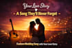 write and produce a personalized wedding or first dance song