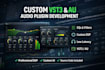 develop custom vst audio plugin vst3 au plugin audio plugin vst dsp eqs filters