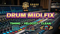 quantize, clean, and tighten your drum midi