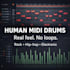 turn your midi drums into a real drum performance