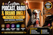 create a custom podcast, radio or brand jingle intro and outro