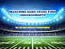 create a marching band stand tune arrangement of any song