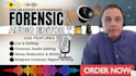 do forensic audio enhancement, editing, repair noise and echo, setup