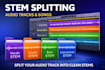 professionally split your audio track into clean stems