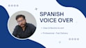 record a clear and natural spanish voice over