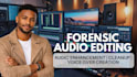 do forensic audio enhancement, noise reduction, and voice isolation