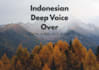record a deep and calm indonesian voice over