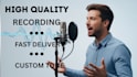 record a professional german voice over