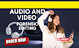 do forensic audio cleanup editing enhance any audio detect background voice