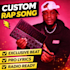 write a custom rap song with exclusive beat and lyrics