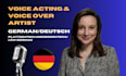 record voice over in german