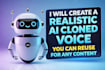 mix, edit, create a realistic ai cloned voice for any content